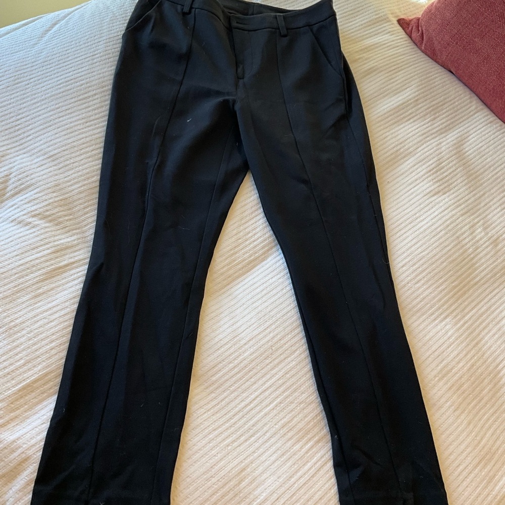 CAbi Women's Sleek Black Cropped Pants